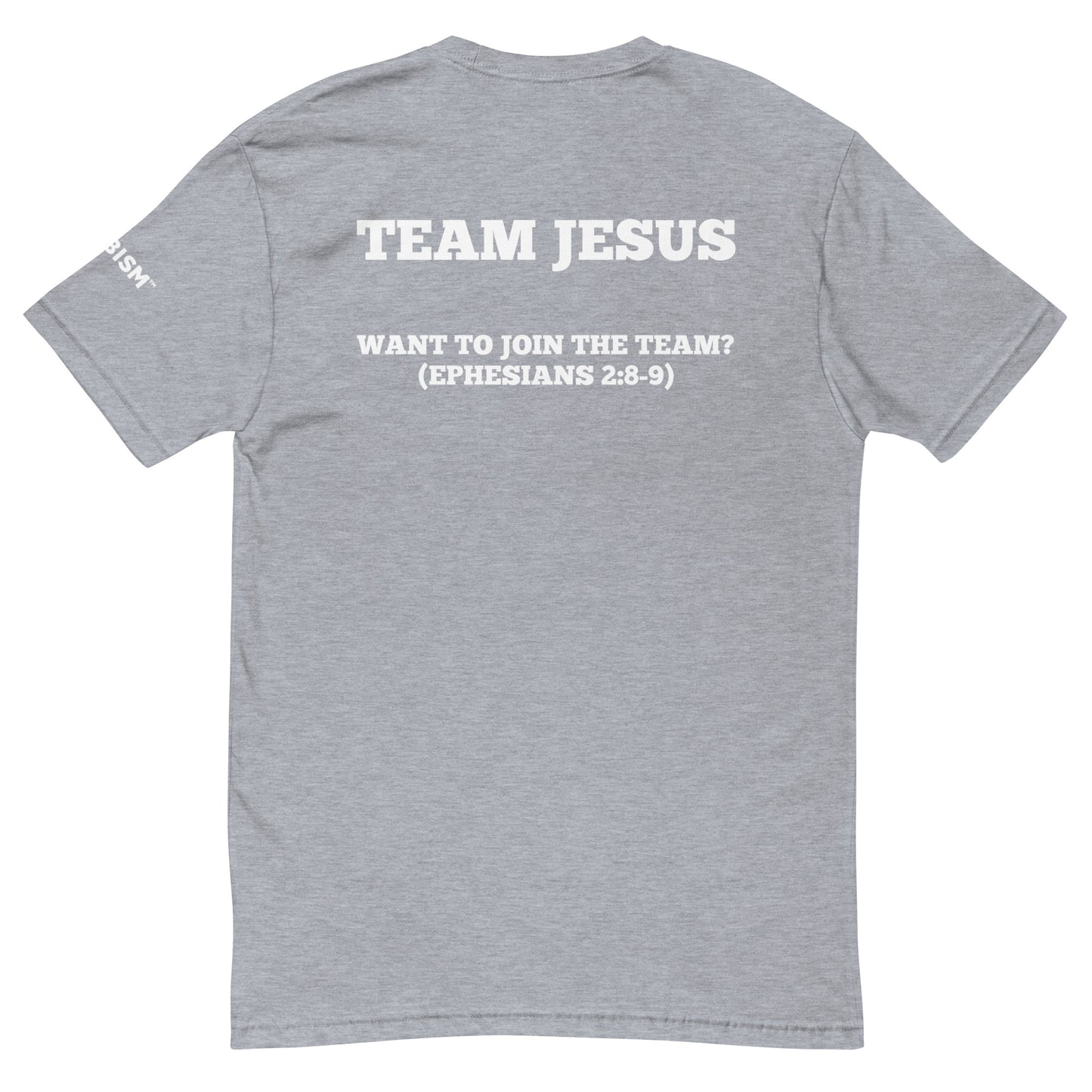 RECRUITER - TEAM JESUS -  EPHESIANS 2:8-9  - Short Sleeve T-shirt
